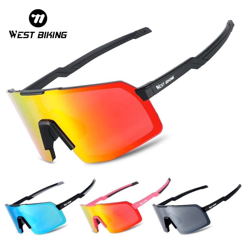 

WEST BIKING Polarized Cycling Glasses Bike Sunglasses Men UV400 Eyewear Sports MTB Outdoor Goggles Bicycle Women Sunglasses