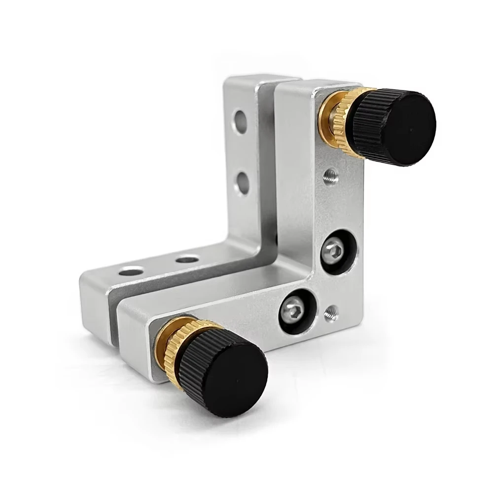 L-Shaped 2‑Axis Manual Adjustment Mount – Fine Resolution 0.003mm, for Optical Optoelectronic & Laser Device Alignment