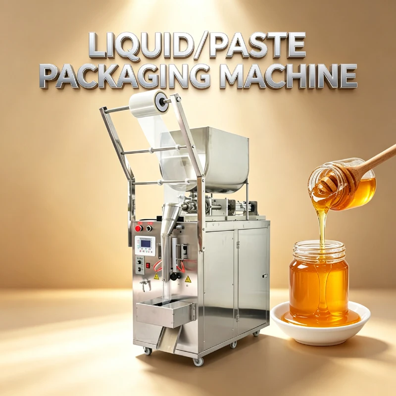 Commercial Pneumatic Paste Liquid Packaging Machine Stainless Steel Filling Packaging Machine