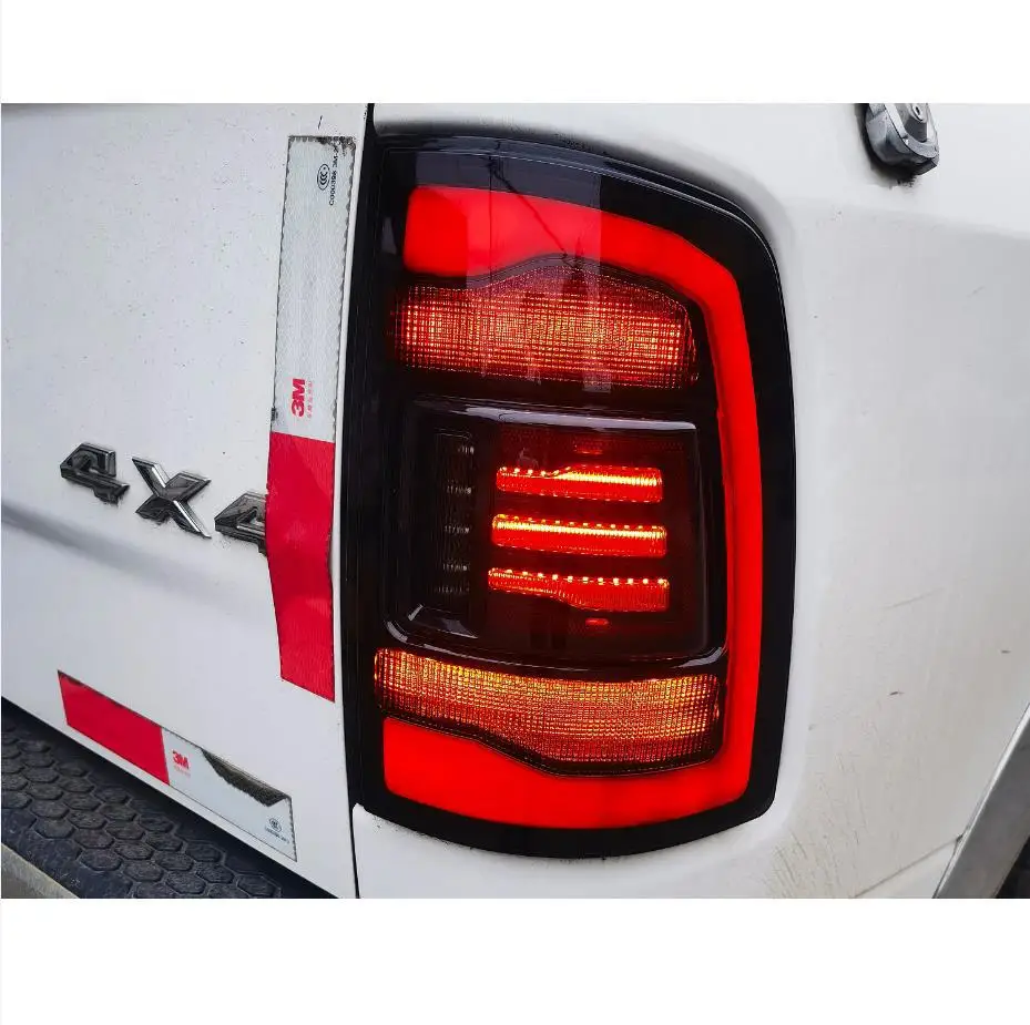 Luzes traseiras led para dodge ram 1500 2500 3500 2008-2018 4a geração animação dinâmica sinal de volta sequencial conjunto de lâmpadas traseiras