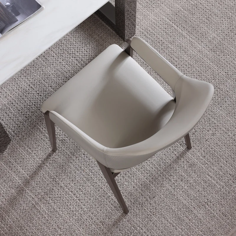 لكراسي تناول الطعام ذات الطراز الجديد للمكياج، كراسي طعام مريحة وحديثة ومريحة للمقهى، أثاث منزلي Cadeiras #5