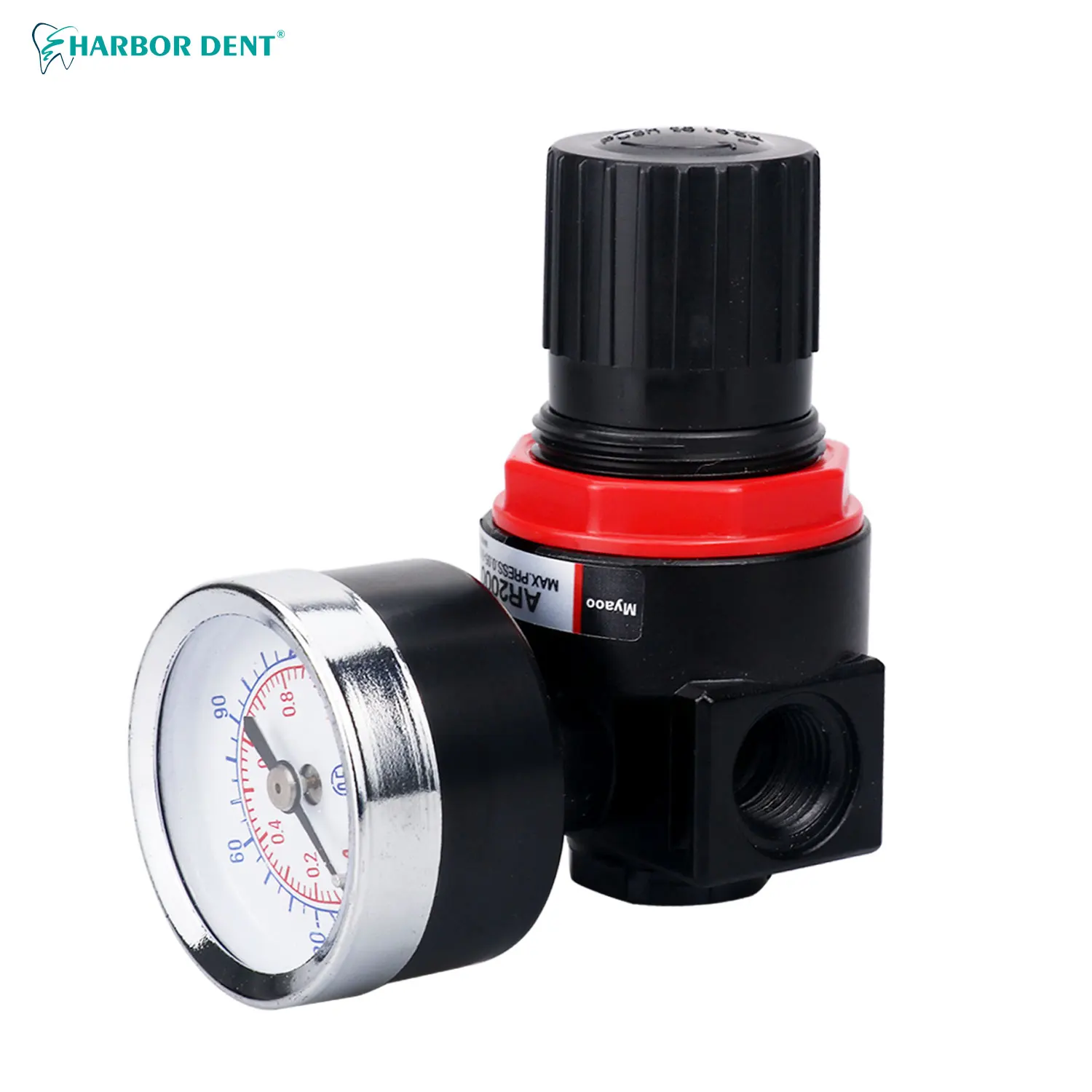 Dental Air Reduce Valve Regulator Gas-Pressure Meter For Dental Chair Unit Equipment Turbine No Air Filter