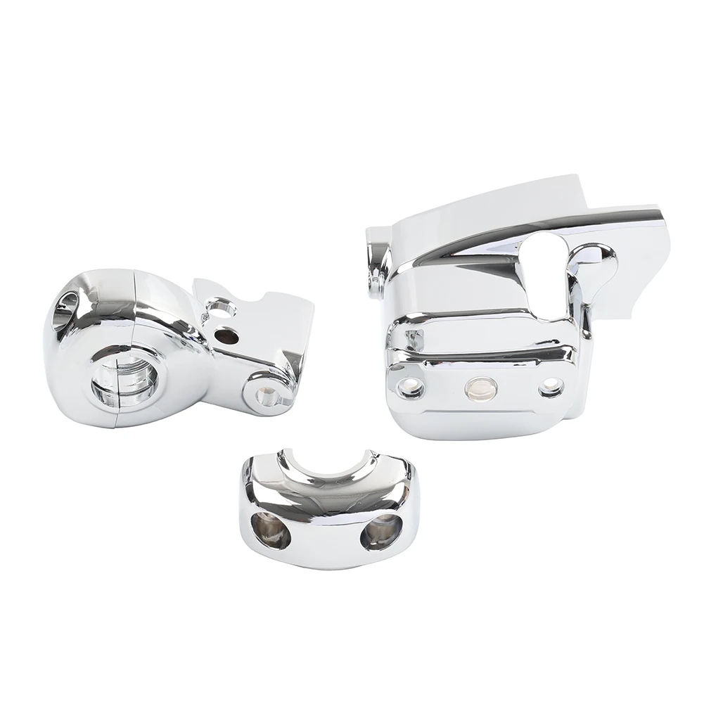 Motorbike Clutch Control Dress-Up Cover Kits For Harley Street Road Electra Glide Dyna with Dual Disc Front Brakes 1996-2007