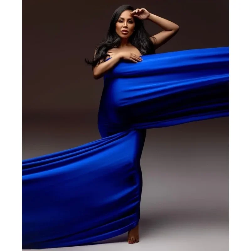 دعامة صور للأمهات بطول 2 متر/4 متر - قماش ثني من الحرير الناعم من قماش التصوير الفوتوغرافي لحفلات استقبال المولود الجديد - فسيين حوامل استحمام الطفل #5