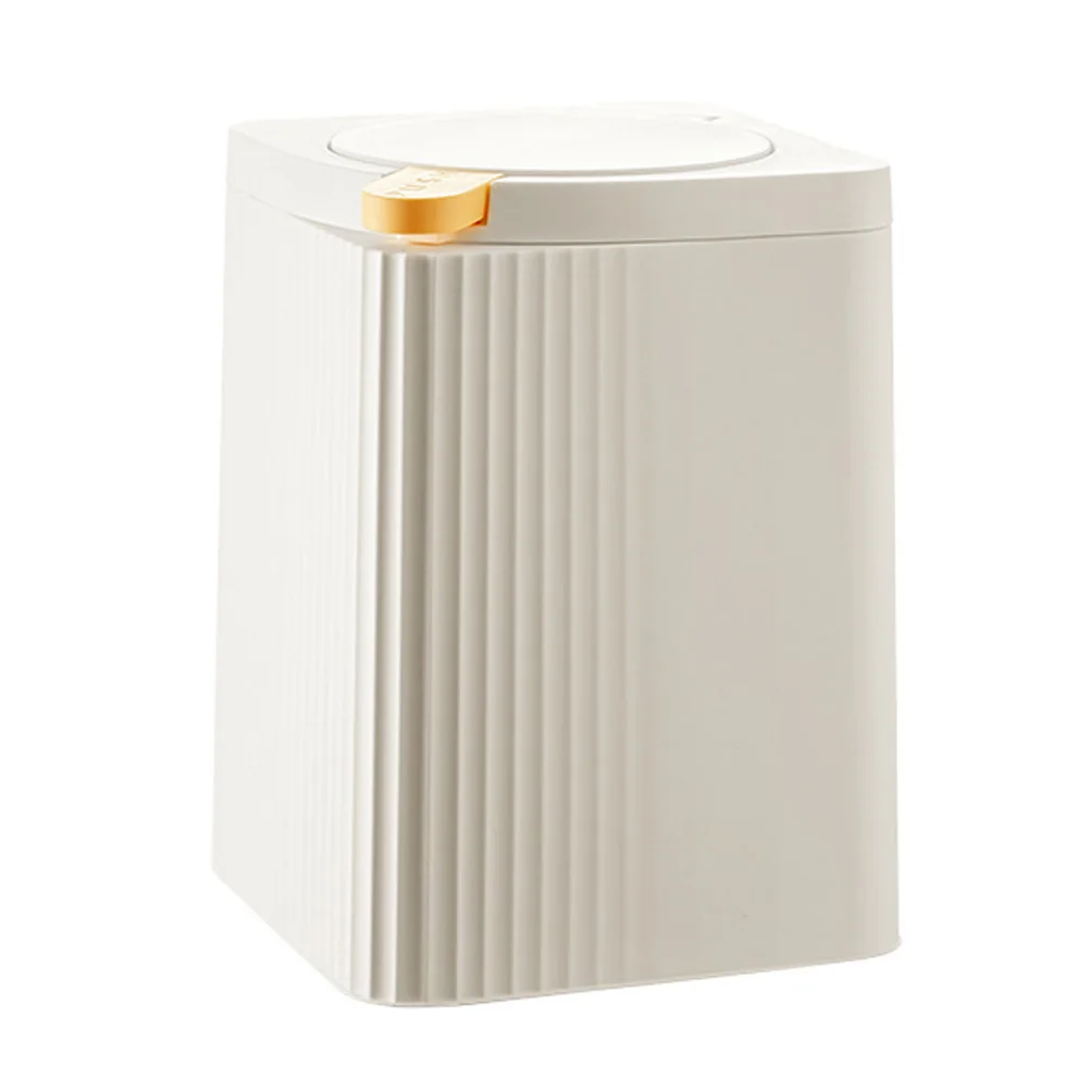 

Trash Can Waste Paper Container Plastic Bin Kitchen Office Bathroom Bedroom Child Room PP Material