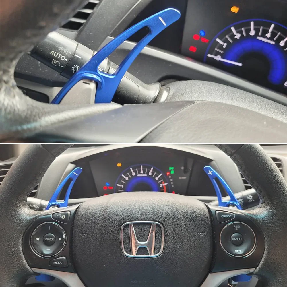 For Honda Civic G9 9th Generation IX FB7 2012 2013 2014 2015 Car Steering Wheel Shift Paddles Shifter Extension Car  Accessories