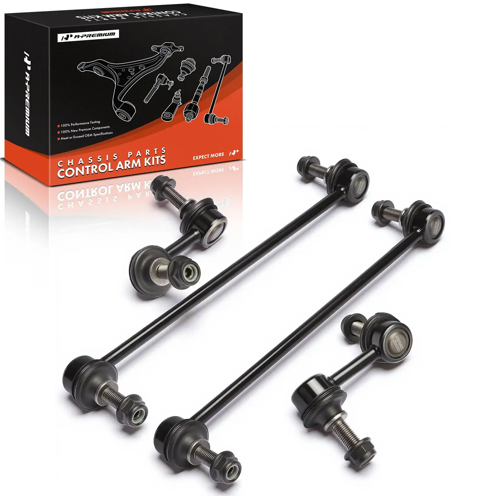 A-Premium 4x Front & Rear Suspension Stabilizer Bar Link Kit for Nissan Sentra 2020-2024 546686LB1A 546186LB0A 546186LB1A