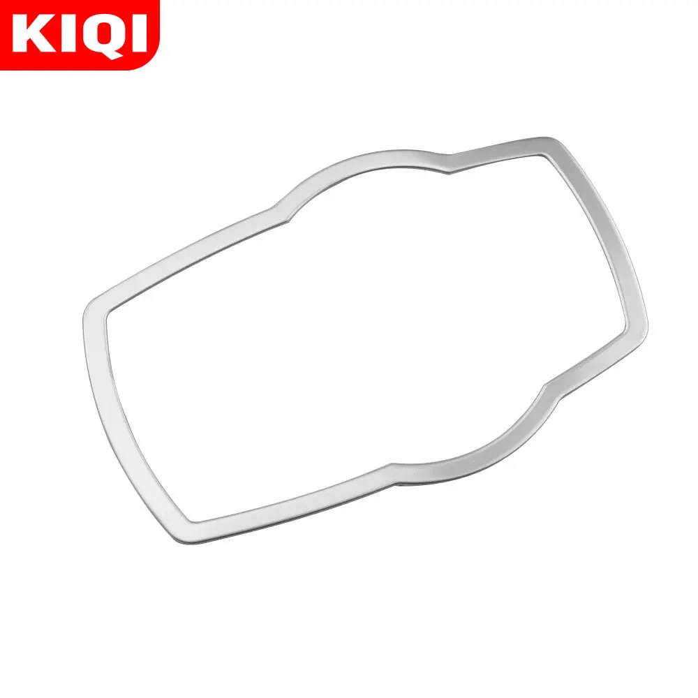 KIQI Stainless Steel Interior Refit Multimedia Buttons Panel Cover Trim for BMW X1 X3 X5 X6 F20 F01 F30 F15 F34 F31 Accessories
