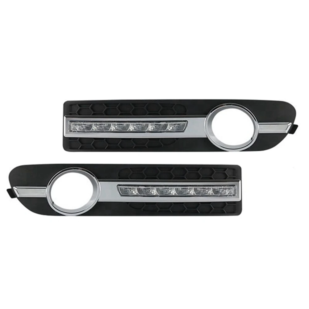 LED DRL Daytime Running Light LED Daylight Amber & White Fog Light for Volvo S80 2007-2013