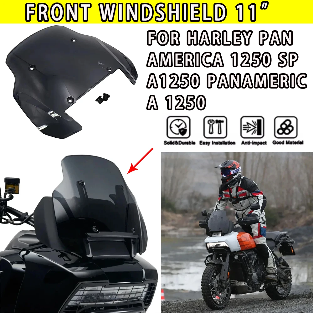 

Suitable for Harley Pan Am 1250 SPA1250 Pan Am 1250 motorcycle windshield, front windshield, adventure 11 inch windshield
