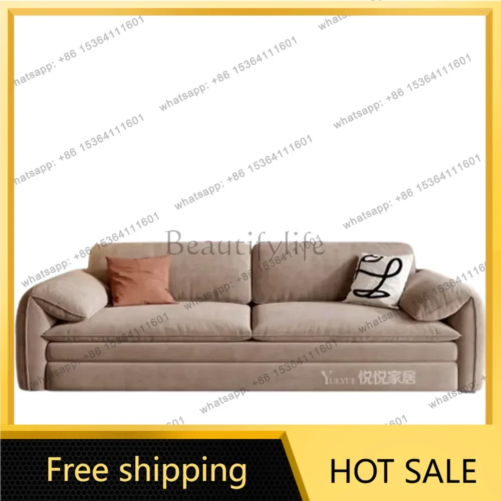 LSMultifunctional Expandable Sofa Bed Stylish Nordic Design Perfect Living Room Loft Space Comfortable Convertible Sleeper Sofa