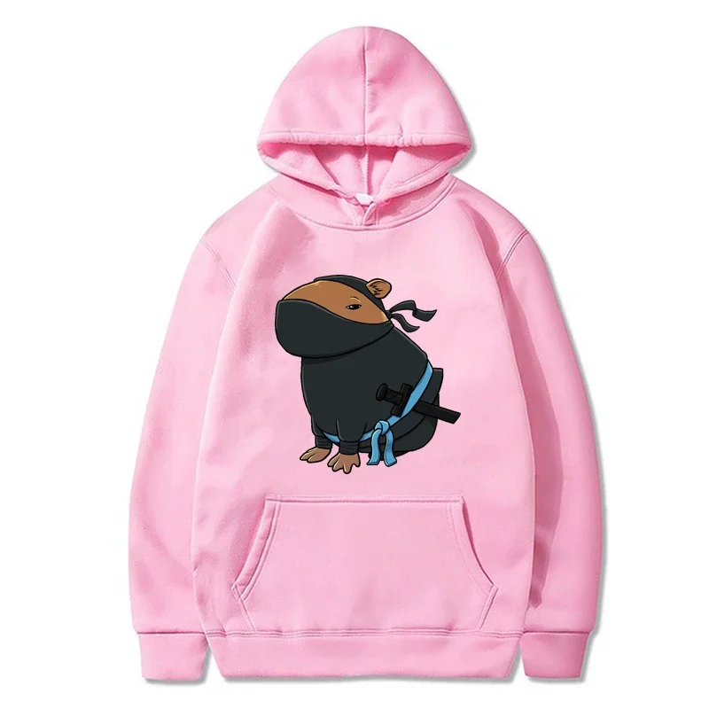 

unisex Hoodies hot cartoon Graphic Capybara Thief Women/men Pullovers casual loose Sweatshirt vintage Harajuku winter clothes