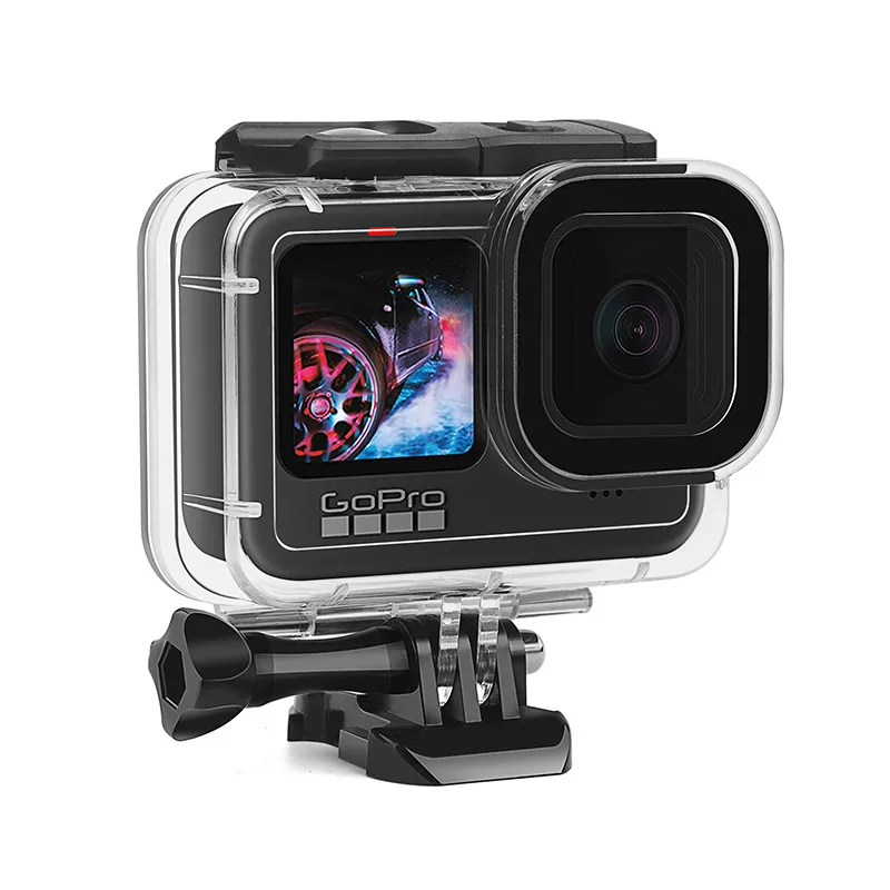 Wasserdichtes Gehäuse für Go Pro Hero 13 12 11 10 9, schützende Unterwasser-Tauchhülle für Go Pro Action-Kamera-Zubehör – Detail 15