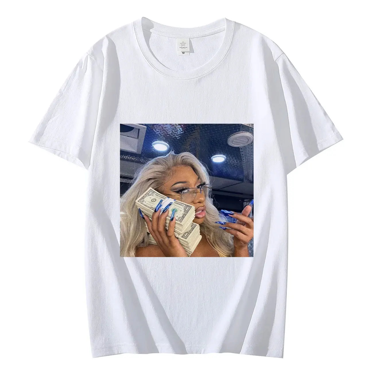 Megan Thee Stallion 2024 Tour Graphic T Shirt Men Women Hip Hop Vintage Short Sleeve T-shirt Fashion Casual Pure Cotton T-shirts