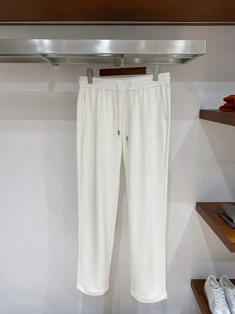 

Итальянские брюки BC в стиле old money с вышивкой, повседневные.