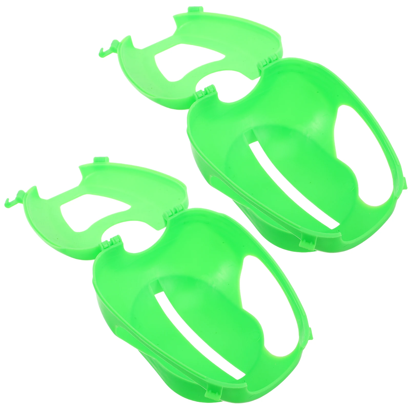 

2 Pcs Pigeon Feeding Device Bird Tools Frame Feeder Stand Clamp