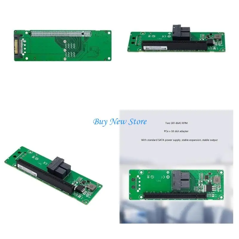 

20ce 2 Port SFF-8643 к PCIE X16 Адаптеры слотов расширения PCIE X16 Плата Адаптеров Слот-Адаптеры SFF-8643 TO PCIE X16