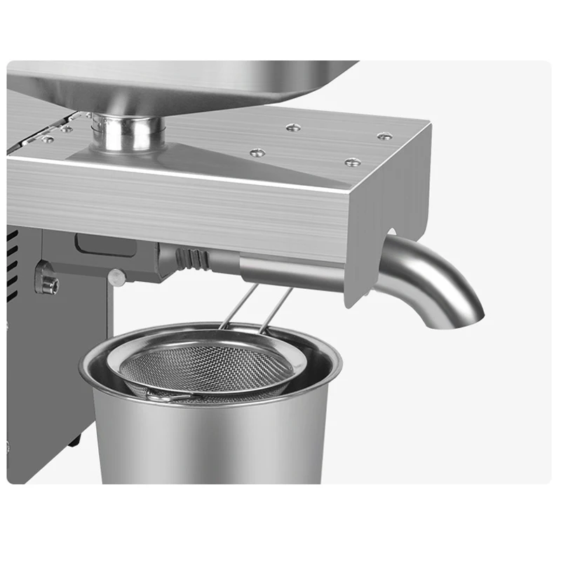 온도 조절 스테인레스 스틸 가정용 오일 프레스 상업용 지능형 전기 냉온 가정용 중소형