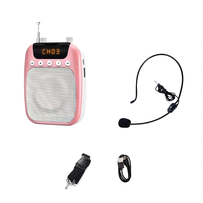 

Voice Amplifier Microphone Clear Voice Enhancement for Lectures Announcements 448F