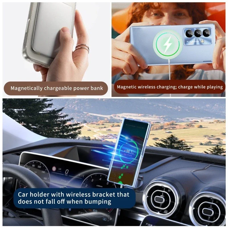 Hinge Protection For Samsung Galaxy Z Fold 7 6 8 Magsafe Case With S Pen Pen Slot Screen Protector Magnetic Cover Z Fold 8 Fold6 view 3