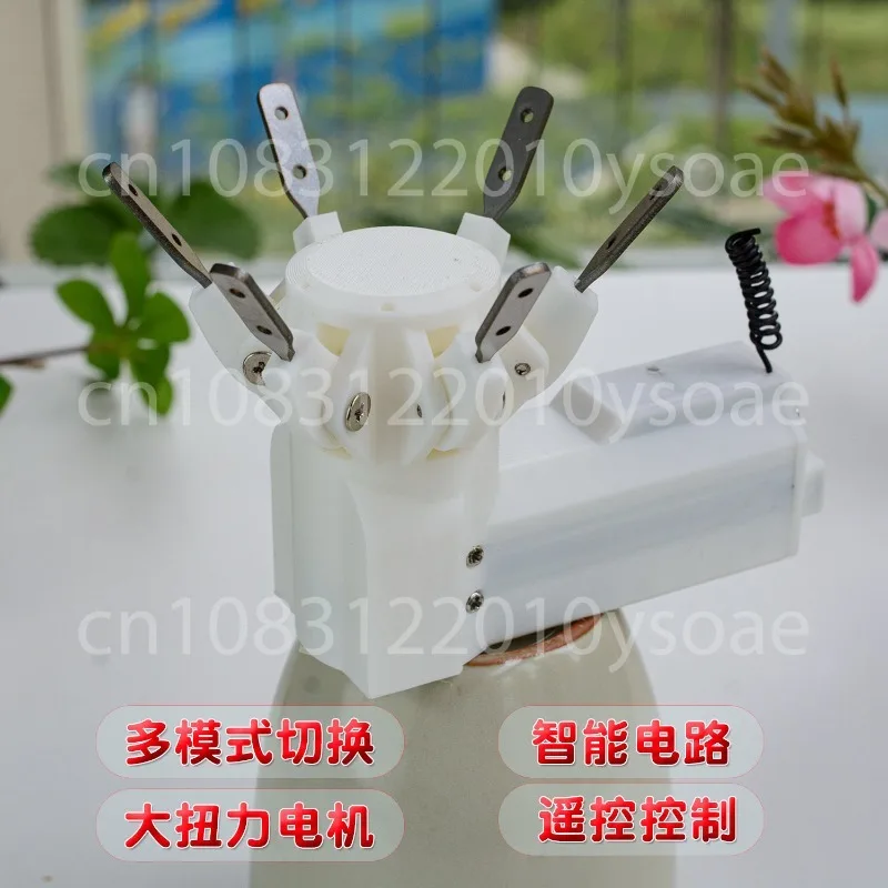 Electric Flower Opener Mechanical Moving Flowers with Automatic Petal-Opening Interactive Device Large Size Supports Up To 1 Kg