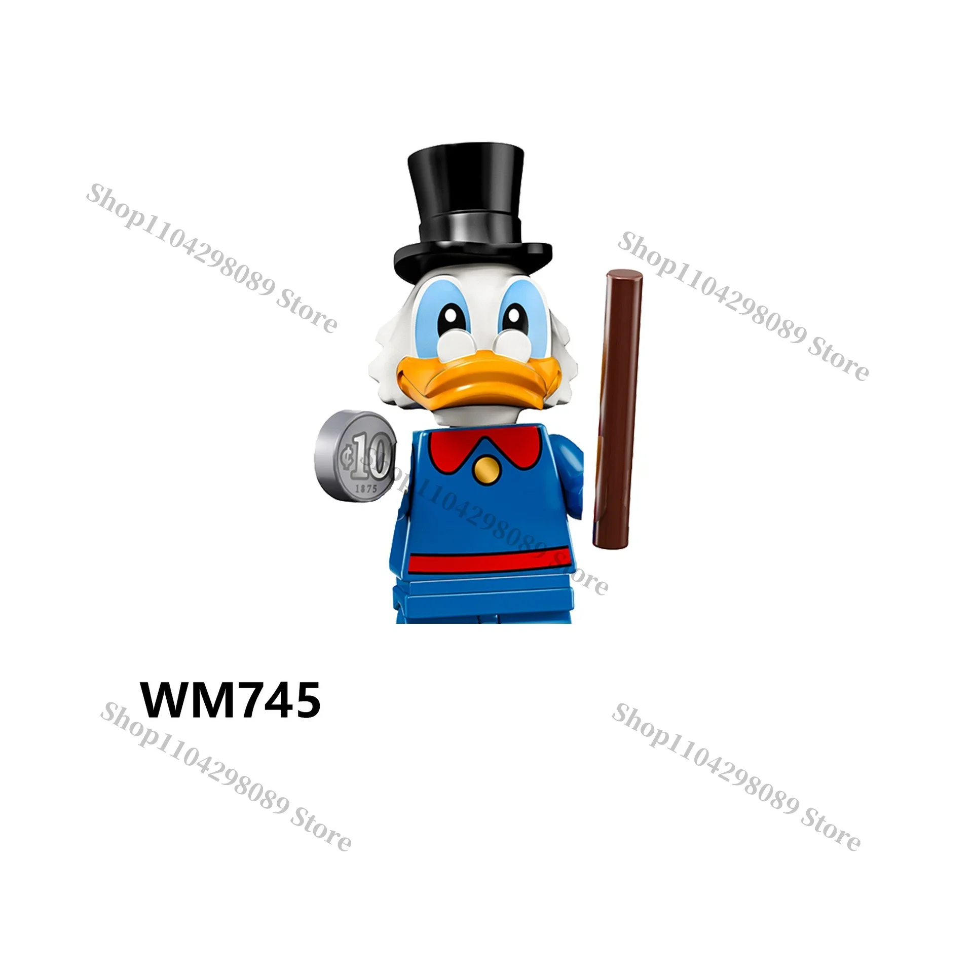 Disney bouwsteen anime stripfiguren Chip Dale Woody Donald Duck Mario mini Assemblage baksteen beeldjes verjaardagscadeautjes