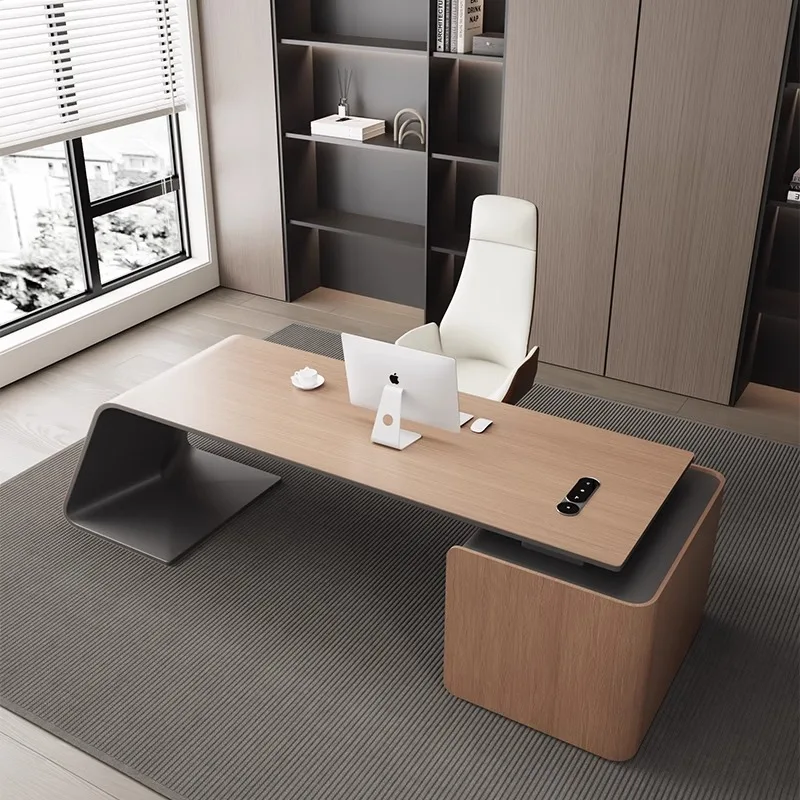 American Fashion Office Desks Italian Minimalism Luxury Design Desks High Quality Business Office Furniture Mesa Escritorio FYOD