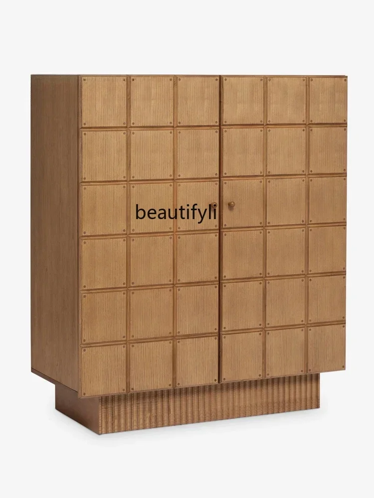 

New Arrivals Sideboard Cabinet Vintage Solid Wood Cabinet Storage Japanese Tea Coffee Storage Cabinet 03A
