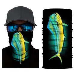 Seamless Scarfs 4PCS Fishing Sunscreen Face Masks UV Protection Windproof Breathable Neck Tubes Magic Bandana Buffs For Cycling