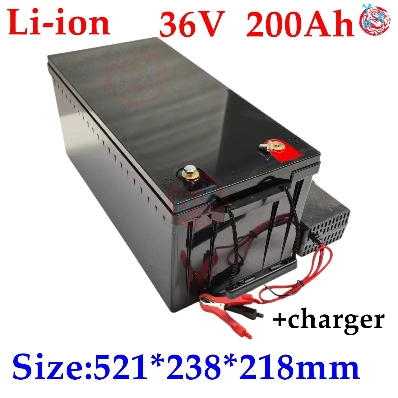 waterproof 36v 200ah lithium ion battery 100A BMS li ion battery for 3000W 1500W scooter bike Solar energy EV +10A charger