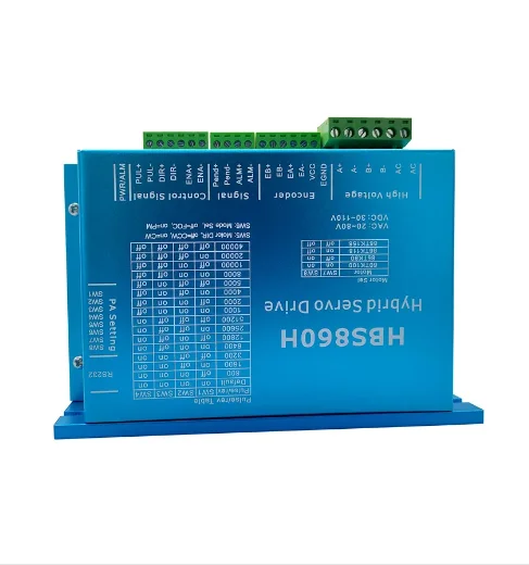 HBS860H HBS86H closed loop servo motor driver hybrid step servo drive with RS232 port