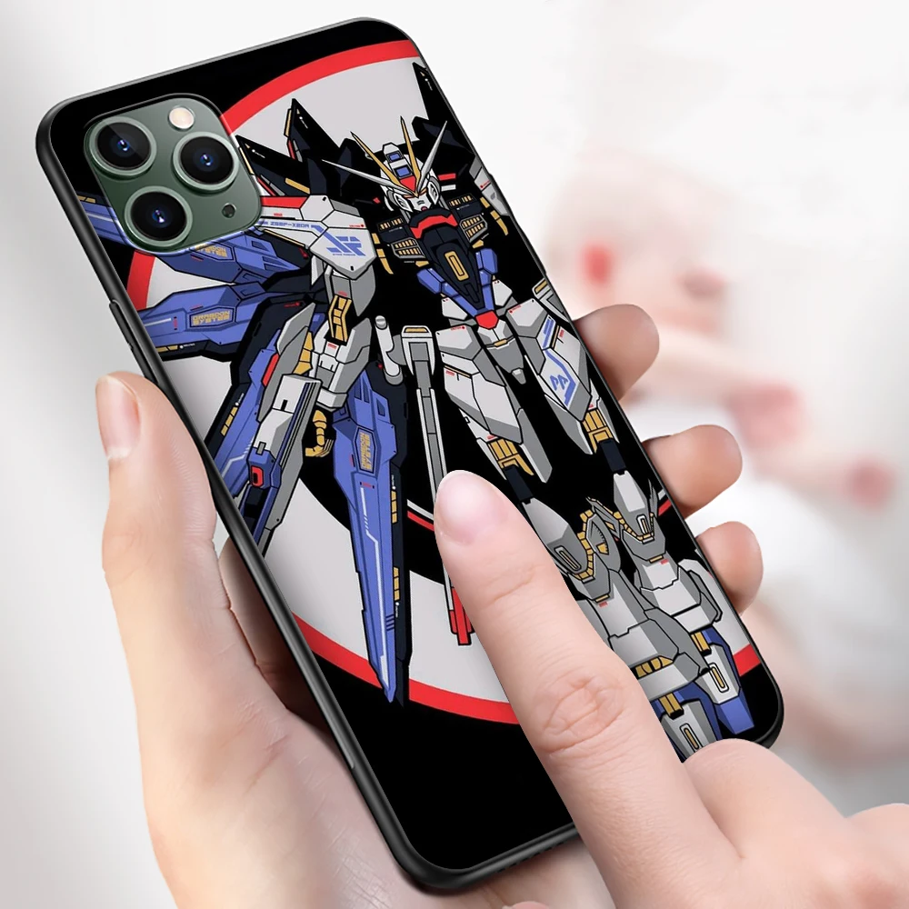 CR21 Cartoon Gundam Soft Silicone Case for Huawei P10 20 30 Lite 2018 P Smart S Z Pro 2019 2021 Y8S Y9S