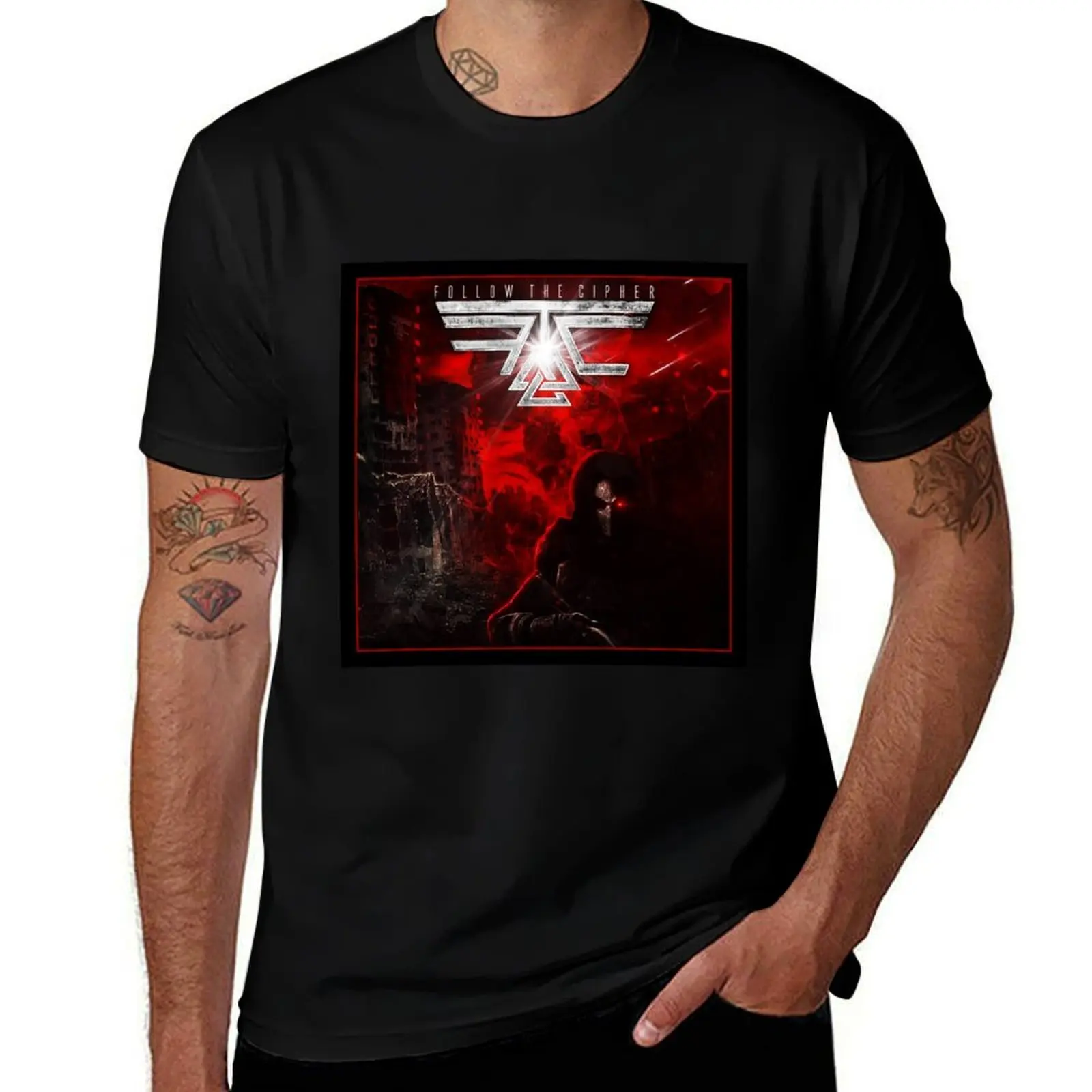 

Follow the Cipher T-Shirt anime shirt Blouse customs anime figures plain black t shirts men
