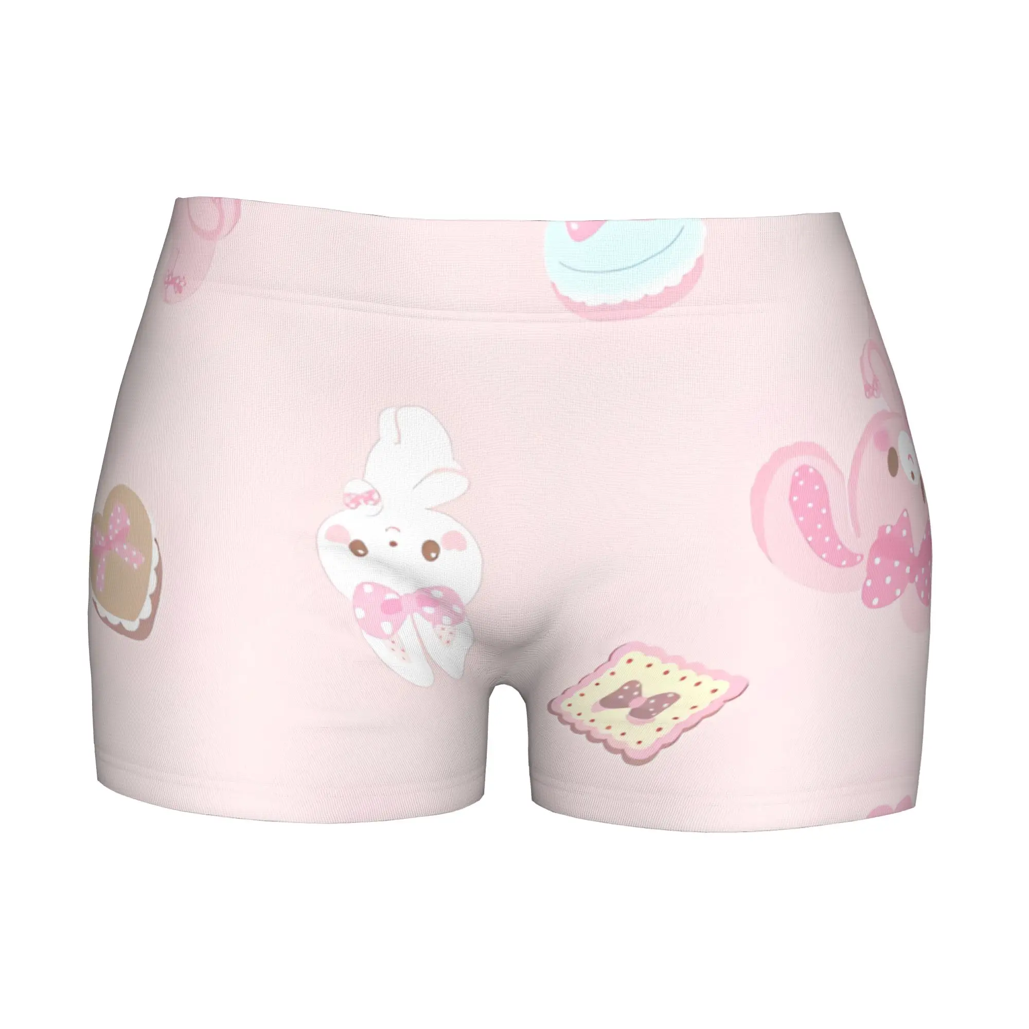 Женские шорты для йоги с мультяшным принтом кролика Бобо, бесшовные быстросохнущие колготки, женская спортивная одежда, эластичная удобная эластичная спортивная одежда