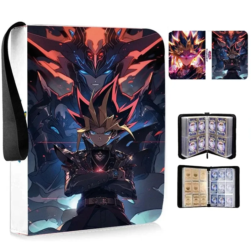 400pcs/900pcs Card Album Book Anime Yu Gi Oh Collection Card Zipper Game Cards Binder Holder with 50 Inner Pages kids toys Gifts