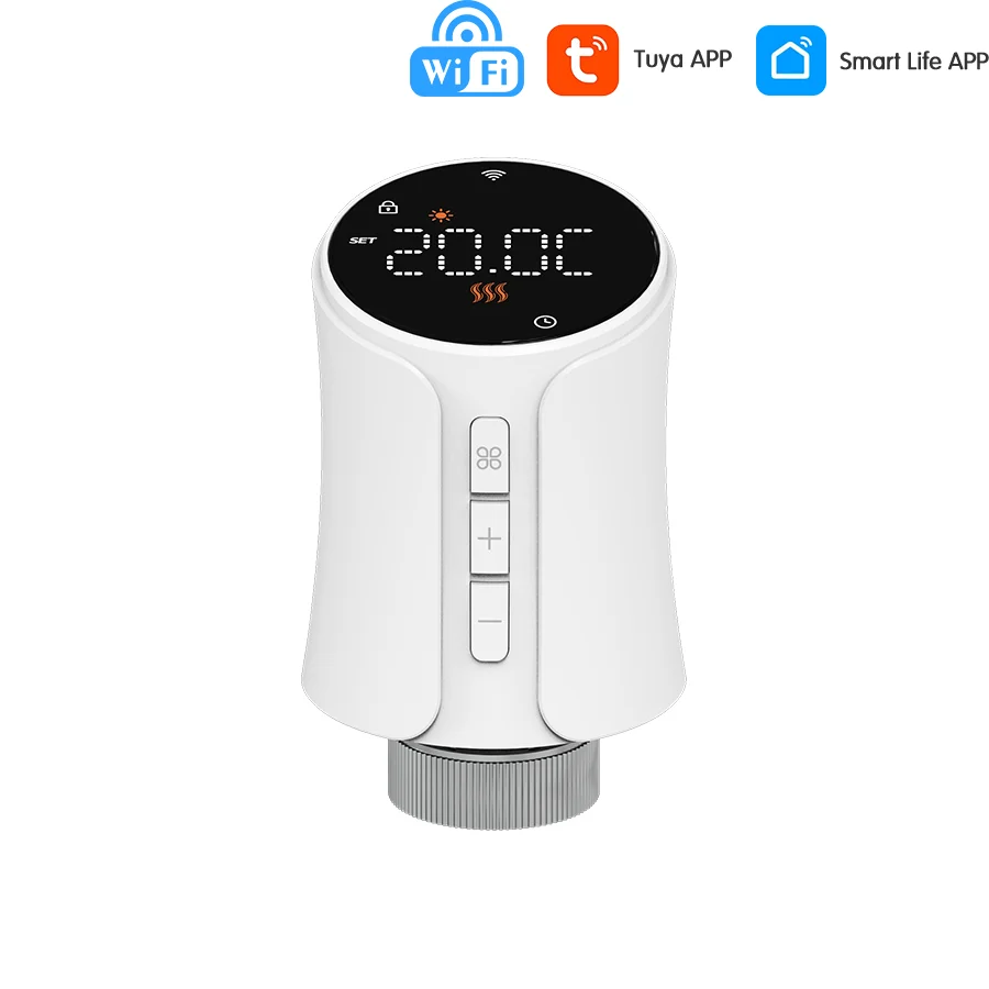 Vanne thermostatique intelligente Tuya TRV, actionneur de chauffage, régulateur de température, WiFi