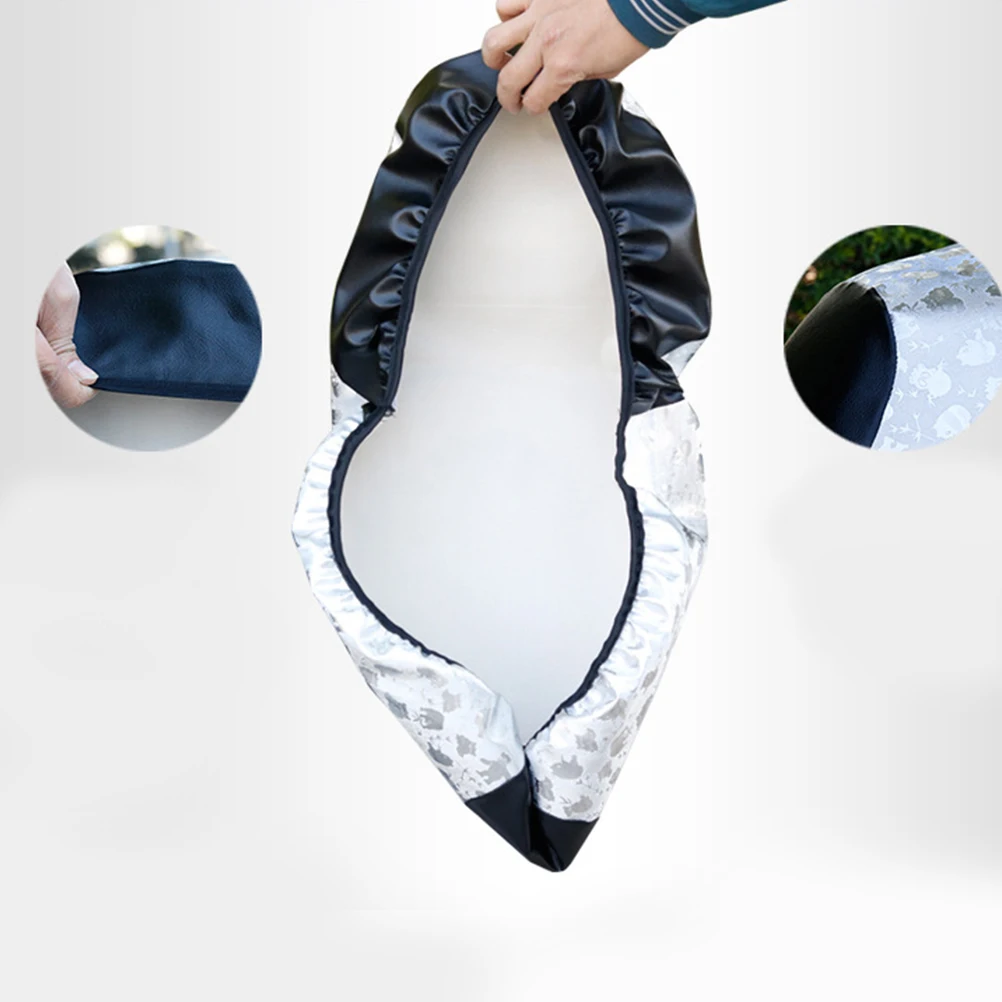 

Sunscreen Cushion Cover Comfortable Motorcycle Saddle Heat Reflective Waterproof Scooter Seat Scooters Earth Tones Block