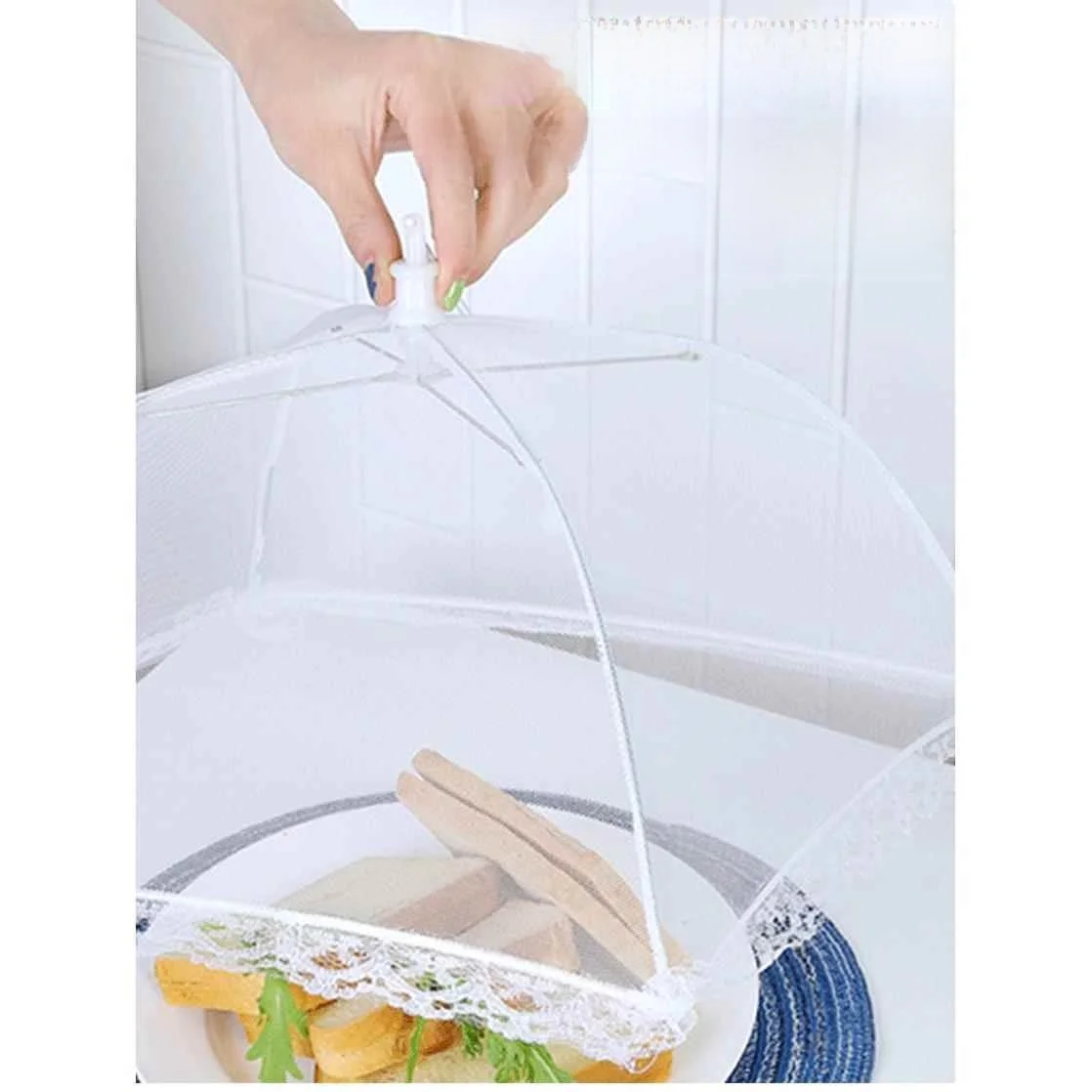 

Простая прозрачная крышка для стола от насекомых, съемная, моющаяся, для еды, для кухни, дома, ресторана, защита от пыли