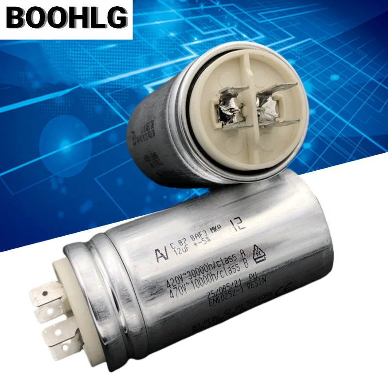 

1PCS C.87.8AF3 12uF AV 420-470VAC motor starting and running capacitor