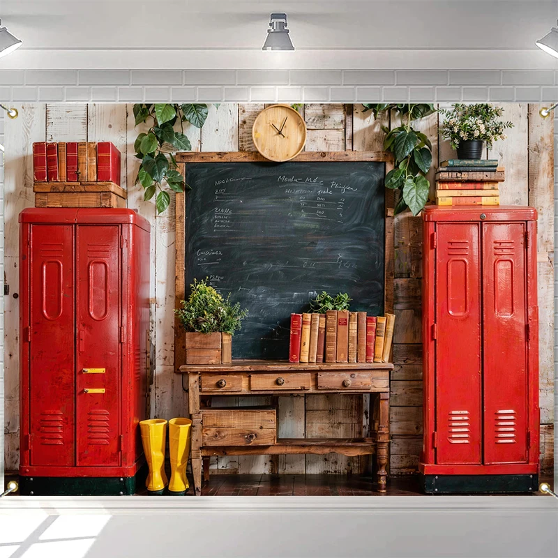 

LS School Classroom Backdrops Kids Baby Photography Props Child Adult Photocall Decors Blackboard Back TO School Background