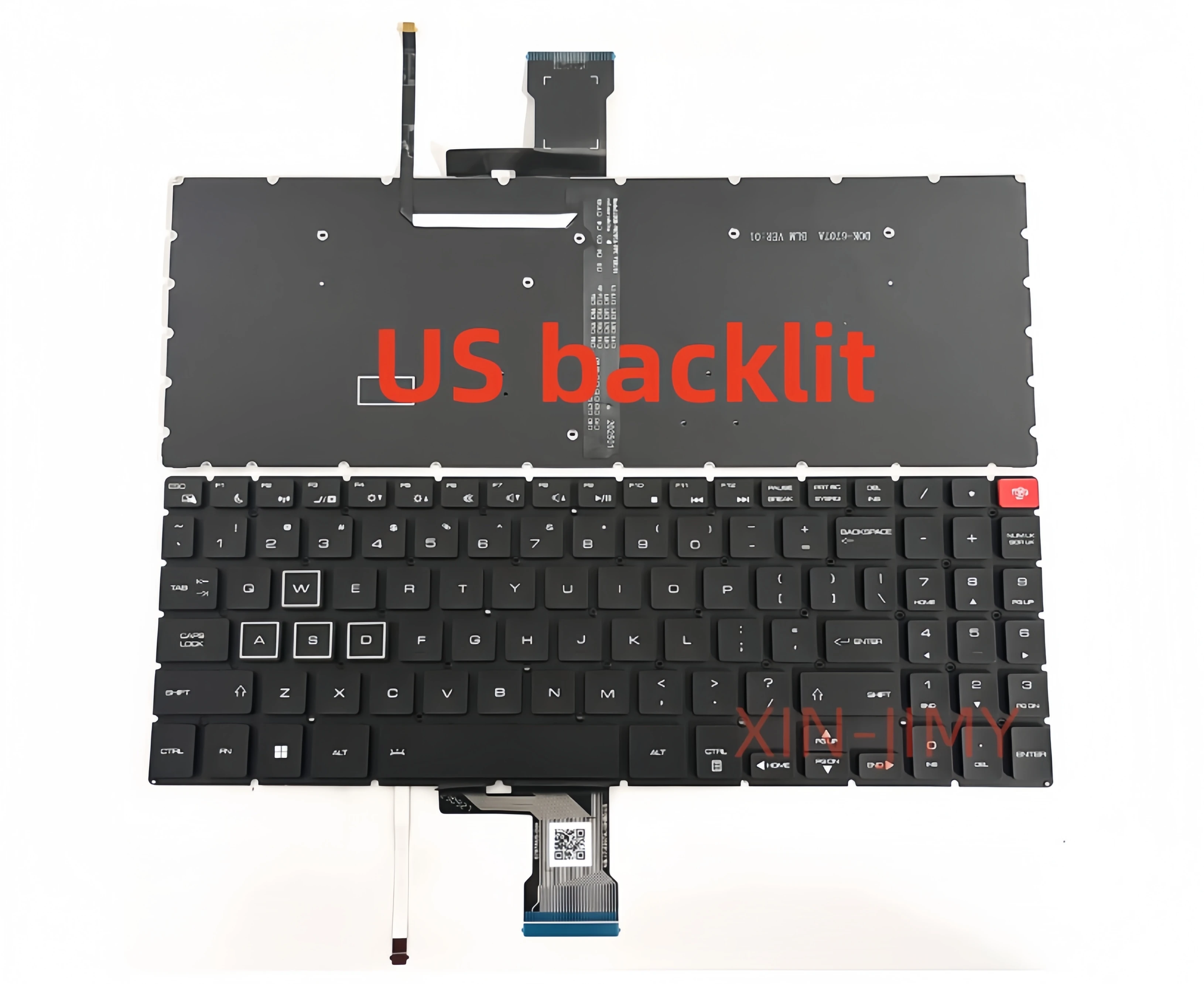 

US backlit Laptop Keyboard For CLEVO Thunderobot 911pro 911 pro Gen 2 ZERO 911 911zero 2021 18L3-RF-X3 NLZ WBM19G33USJ9201W