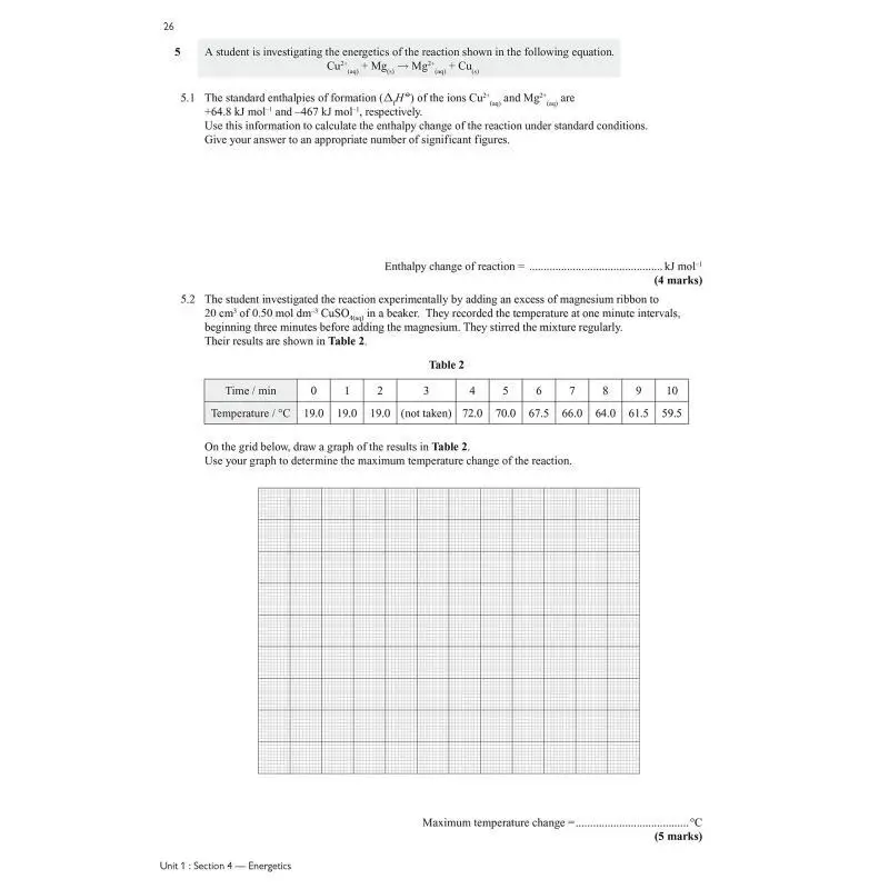 ALevel الكيمياء AQA السنة 1 AS مصنف ممارسة الامتحان يتضمن الإجابات CGP كتب التنسيق منشورات المجموعة 9781782949114