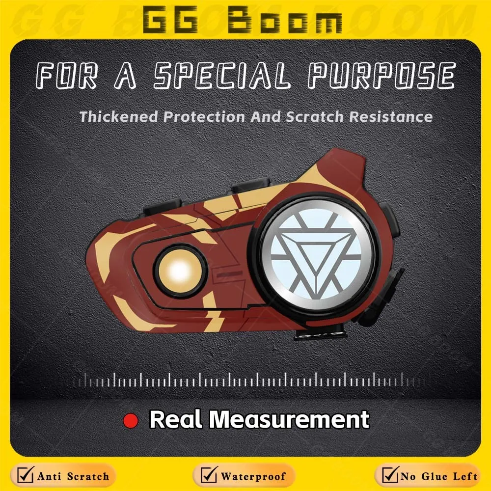 Motorcycle Helmet Bluetooth Headset Stickers Decorative Decals Waterproof For Chinese Version VIMOTO V9S V9X Vimoto v9s v9x