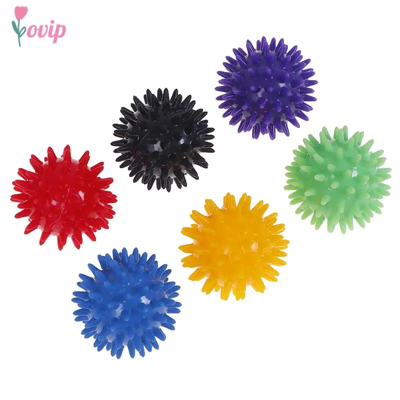 Full Body Spiky Massage Hard Stress Ball 6cm For Fitness Sport Exercise Ball Hedgehog Sensory Training Grip the Ball