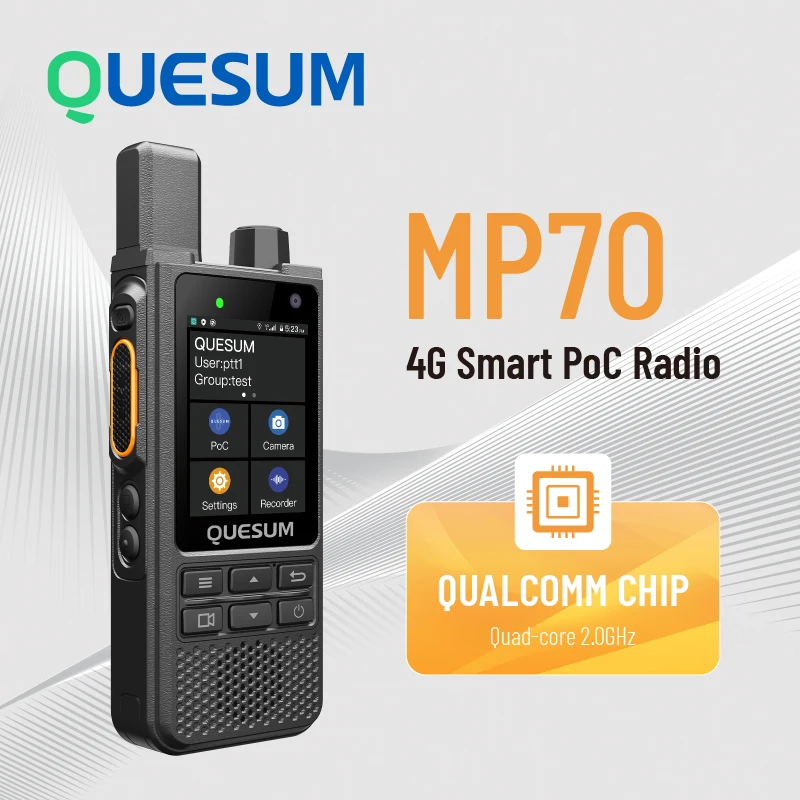 Quansheng MP70 New 4G POC Radio RealPTT Corget Smart PTT Pocstars Xinpoc Global Ptt ZELLO Walkiefleet Broad Ptt POC Bernard