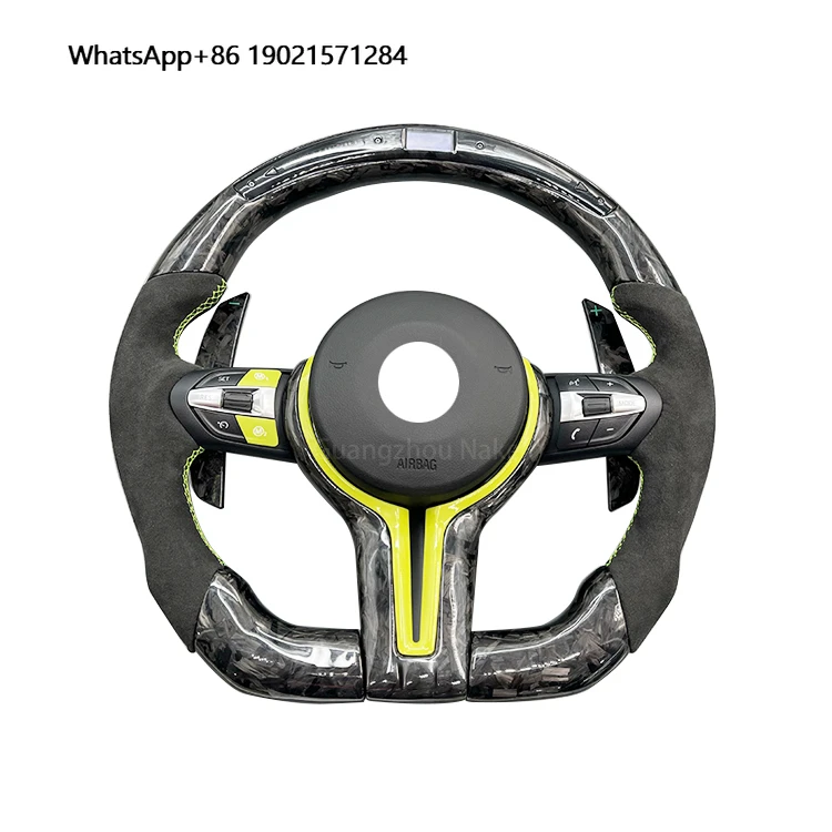 Customized Auto Car Accessories Steering Wheel for M2 M3 M4 F30 F80 F87 X1 X2 X3 X4 Carbon Fiber Steering Wheel