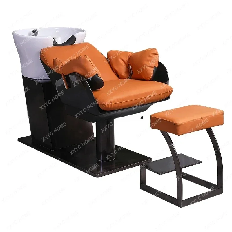 

Luxury Head Spa Shampo Chair Backwash Units Shower Head Hair Wash Bed Massage Comfort Silla Peluqueria Salon Furniture MQ50XF