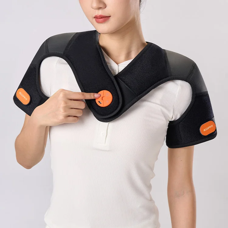 Electric Items New Trend Factory Price Cordless Fir Vibration Massage Shoulder Cover Heating Belt Therapeutic Shoulder Massager