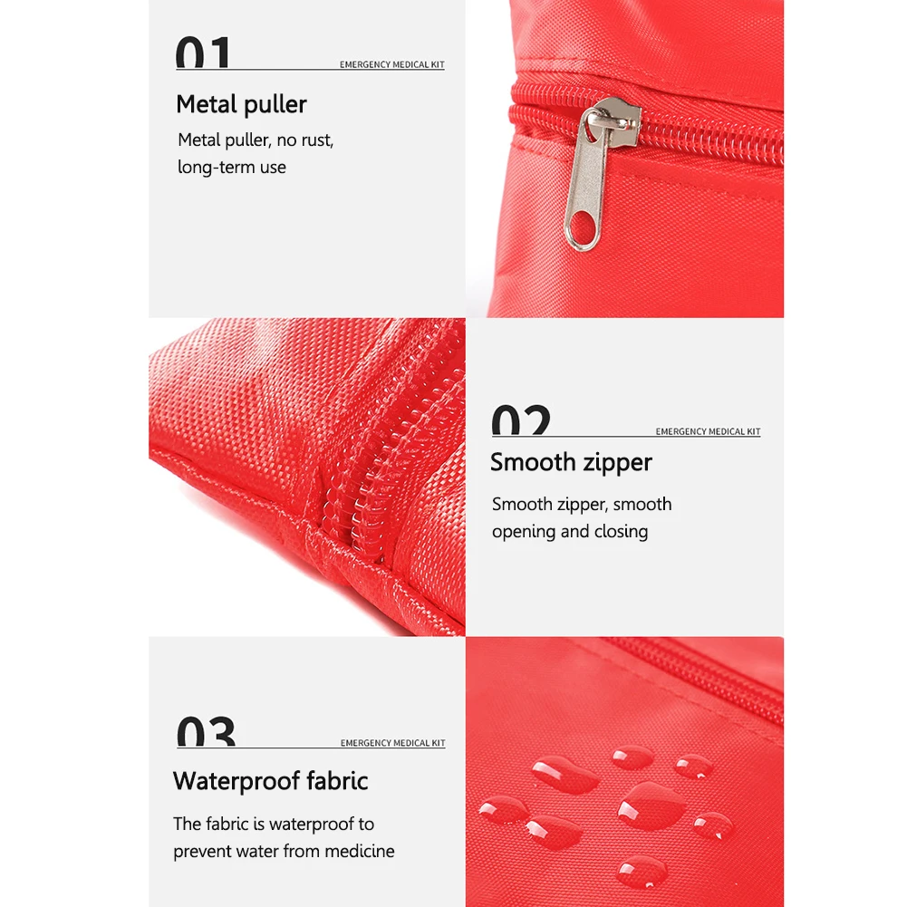 حقيبة طبية محمولة للطوارئ حقيبة أدوات الإسعافات الأولية فارغة الإسعافات الأولية غطاء واقٍ مزخرف لهاتف آيفون فارغة الإسعافات الأولية حافظة صلبة لسيارة المكتب المنزلي #3