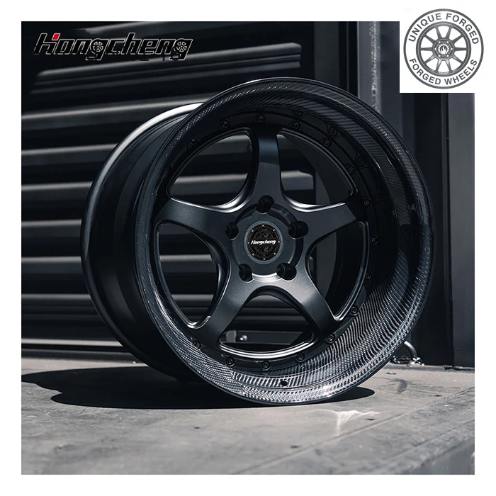 

Новая модель 262-компонентного кованого колесного диска из углеродного волокна с пятью спицами, вогнутый обод, 5x114.3 5x120 5x112, в стиле JDM, для Type-R